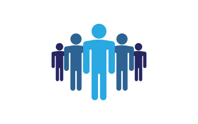 People Icon work group Vector illustration design v.4