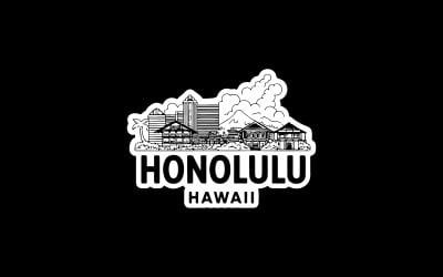 The artwork captures the city illustration