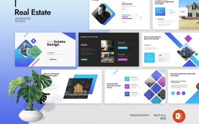 Emlak Uzmanı PowerPoint Sunum Şablonu