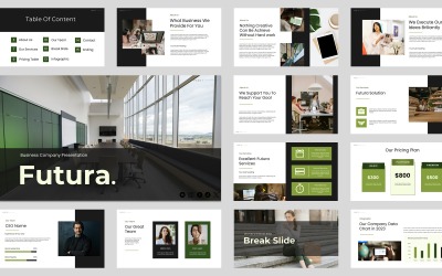 Futura – Obchodní společnost Google Slides