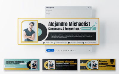 Modern Email Header Template 368