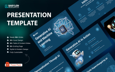 Powerpoint-presentatiesjabloon Een complete verzameling van 220+ dia&amp;#39;s