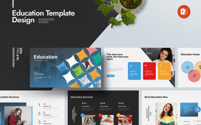 Szablon prezentacji PowerPoint Education Pro