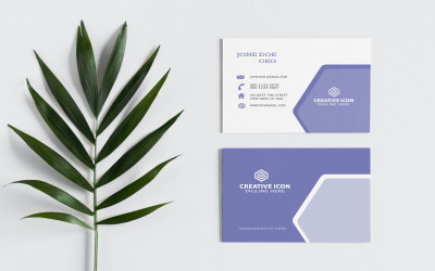 Unique Business Card Design Template