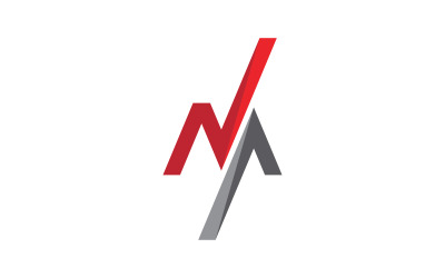 M Lettera Logo Modello aziendale illustrazione vettoriale design v.8