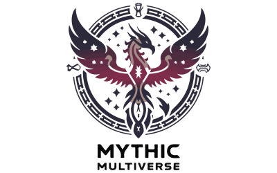 Un logo di un&amp;#39;illustrazione di Phoenix