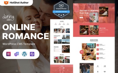 Datingbureau - Romantische matchmaking en liefdesvinder WordPress Elementor-thema