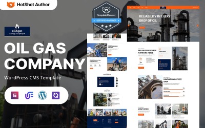 Oil &amp;amp; Gas - Firma naftowa i gazowa WordPress Responsive Theme