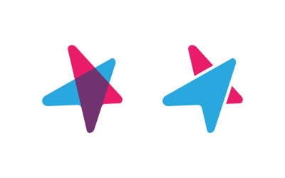 Star icon Logo Template vector illustration v.5