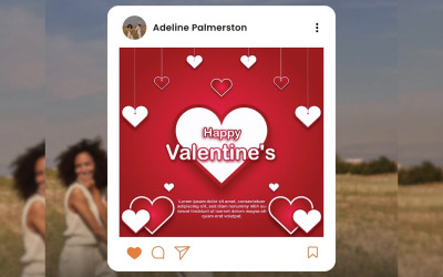 Modèles de flyers pour la Saint-Valentin pour des designs romantiques
