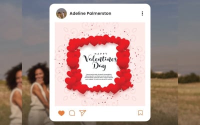 Beste Valentijnsdag Flyer Sjablonen