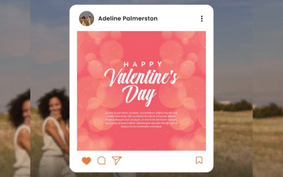 Modelli di volantini per San Valentino per eventi, feste e promozioni