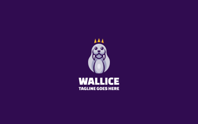 Wallice Simple Mascot Logo