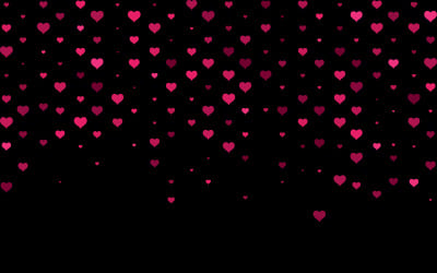 Array Particle liefde illustratie ontwerp achtergrond sjabloon v2