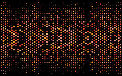 Hintergrundvorlage für Halbtonillustrationsdesign v.11