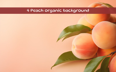 Fresh peach with background