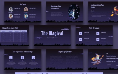 Magische PowerPoint-Präsentationsvorlage