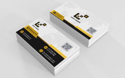 Bold &amp;amp; Stylish PSD Business Card Template – Fully Editable, Double-Sided Layout