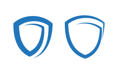 Shield save vector illustration design template v.10