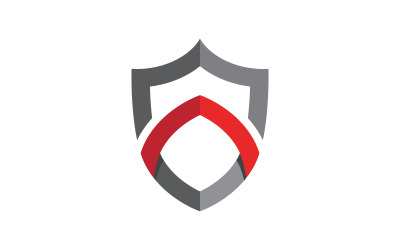 Shield save vector illustration design template v.15