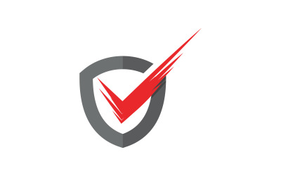 Shield save vector illustration design template v.2