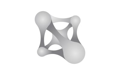 Meta Ball Medical Symbol Vektor-Design-Vorlage v.17