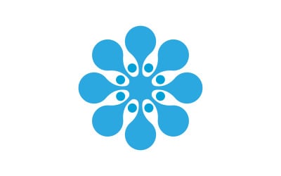 Meta Ball Medical Symbol Vektor-Design-Vorlage v.4