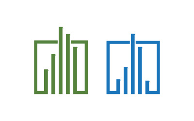 Modello di progettazione dell&amp;#39;illustrazione vettoriale dell&amp;#39;icona della finanza aziendale di costruzione v.4