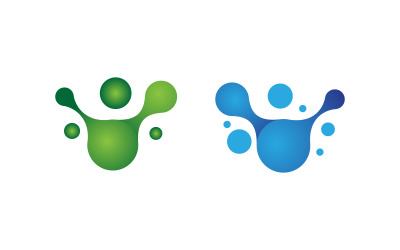Plantilla de diseño de icono vectorial de Meta Ball Medical v.19