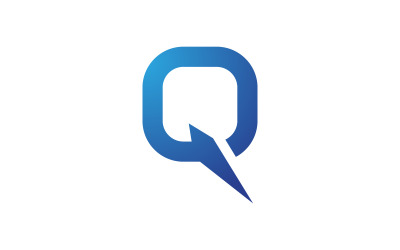 Q Letter icon Logo vector design template v.1