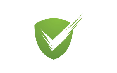 Shield save vector illustration design template v.21