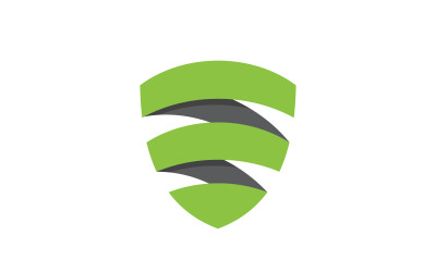 Shield save vector illustration design template v.27