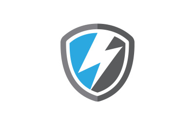 Shield save vector illustration design template v.36