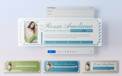 Minimalistische E-Mail-Header-Vorlage 368
