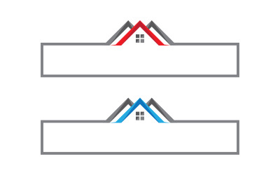 Real Estate Business Property vector illustration design template v.1