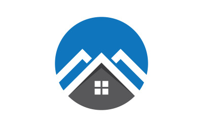 Real Estate Business Property vector illustration design template v.2