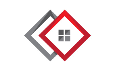 Real Estate Business Property vector illustration design template v.4