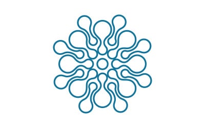 Meta Ball Medical Symbol Vektor-Design-Vorlage V1.14