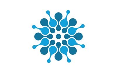 Meta Ball Medical Symbol Vektor-Design-Vorlage v.28
