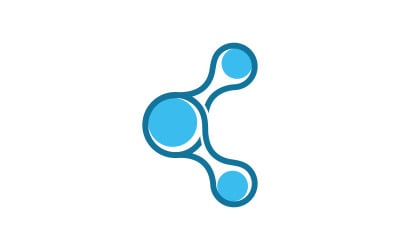 Modello di progettazione vettoriale dell&amp;#39;icona medica Meta Ball V1.12