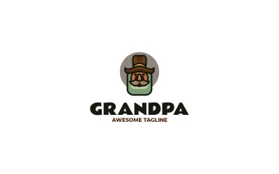 Nonno Semplice Logo Mascotte 2