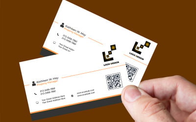 Professional Business Card PSD Template Front &amp;amp; Back Design for Corporate Identity
