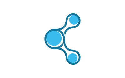 Modello di progettazione vettoriale dell&amp;#39;icona medica Meta Ball v7.8