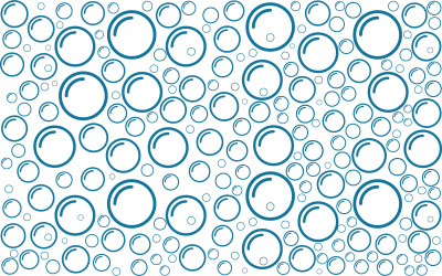 Bubbelvatten Tvätttvätt vektorillustration designmall v.13