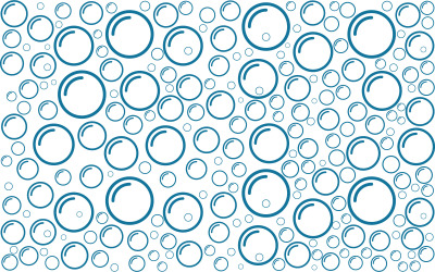 Bubble water Šablona návrhu praní prádla vektorové ilustrace v.13