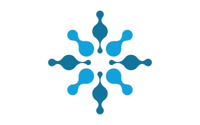 Meta Ball Medical Symbol Vektor-Design-Vorlage v7.18