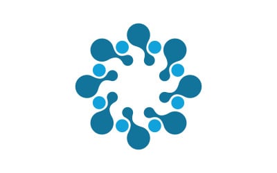Meta Ball Medical Symbol Vektor-Design-Vorlage v7.21