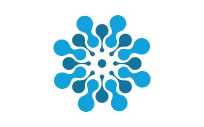 Meta Ball Medical Symbol Vektor-Design-Vorlage v7.26