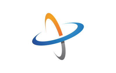 Modello di progettazione vettoriale dell&amp;#39;icona del logo del globo del pianeta v.9