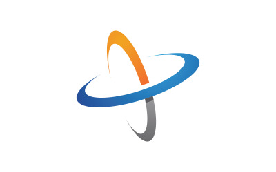 Planet globe Logo icon vector design template v.9